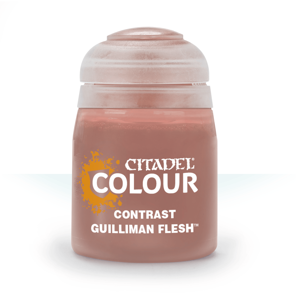 Pot de peinture Citadel Contrast – teinte fluide et contrastée pour un rendu rapide et détaillé sur figurines et miniatures Warhammer.