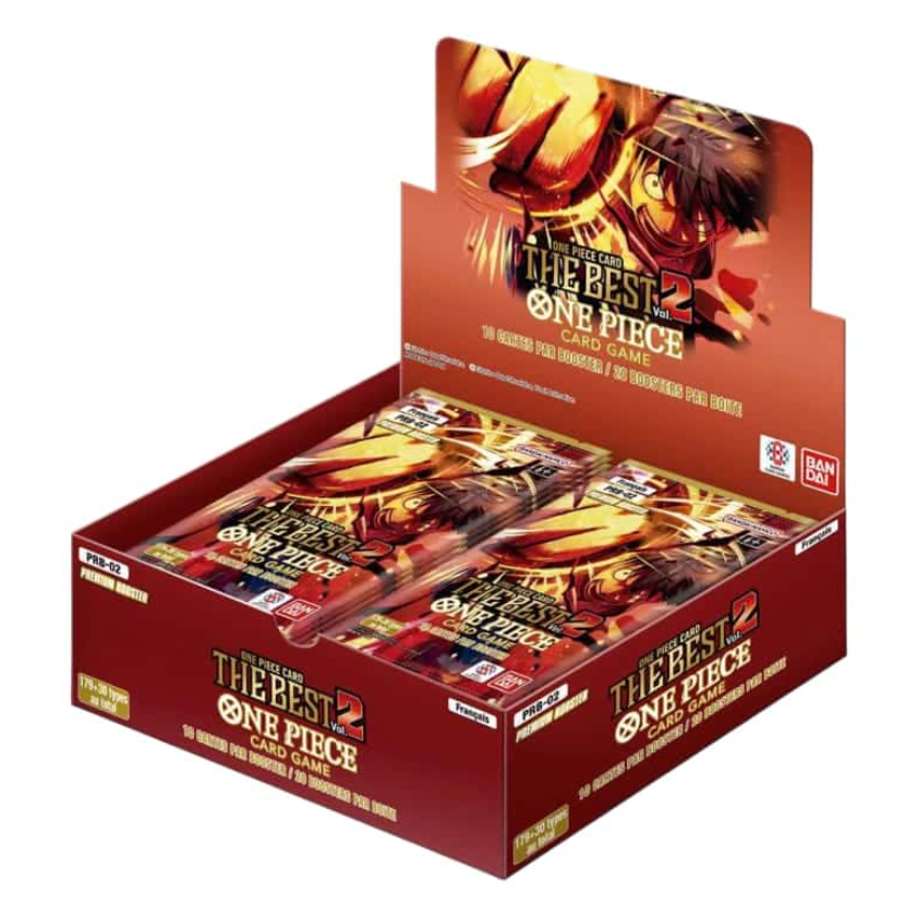 Display One Piece Card Game The Best Vol.2 PRB-02 – Boîte de 20 boosters – Français