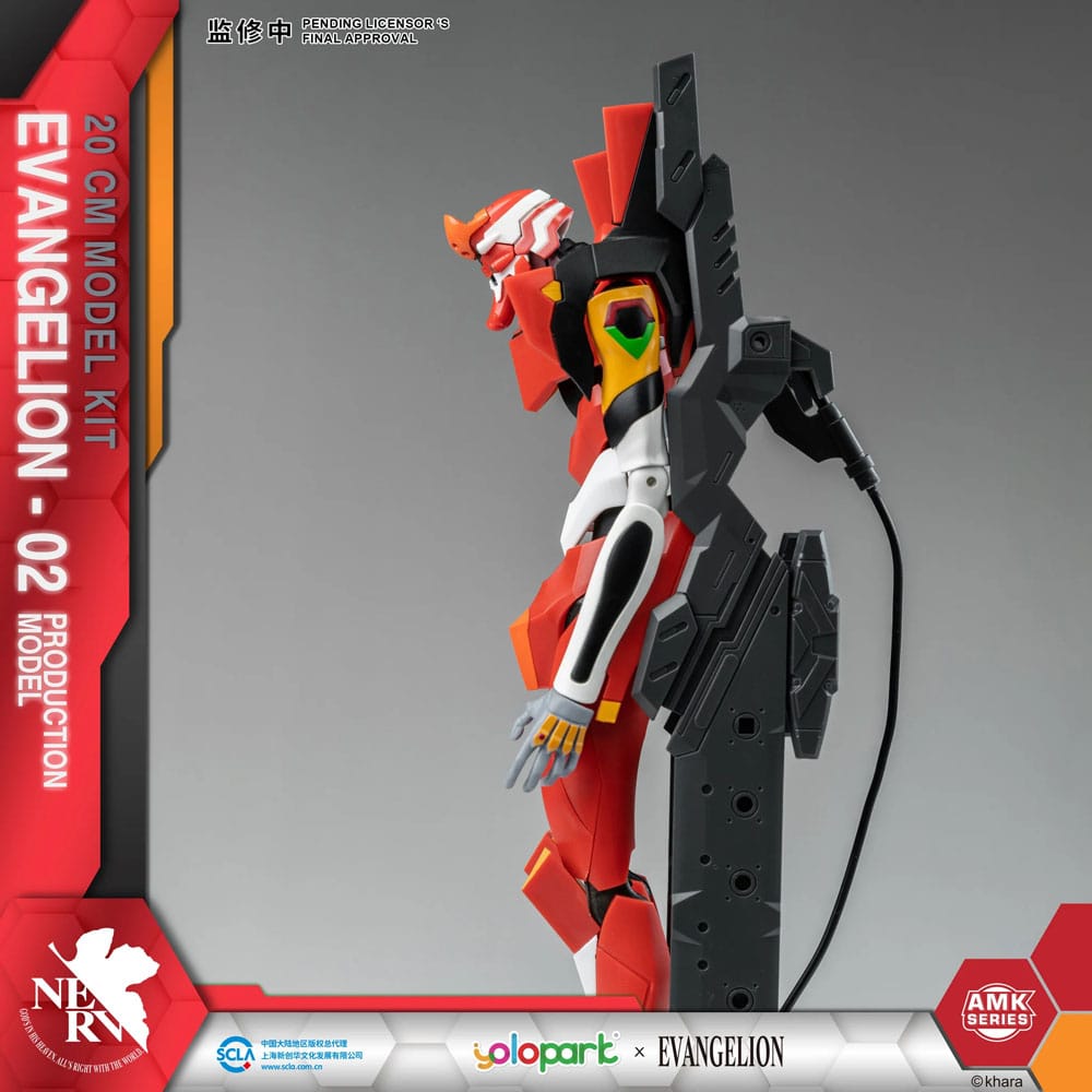 Model Kit EVA-02 Production Model – Figurine articulée Evangelion 20 cm par AMK Series