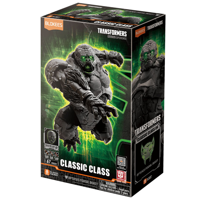 Transformers Optimus Primal Beast Blokees Classic Class modèle à assembler