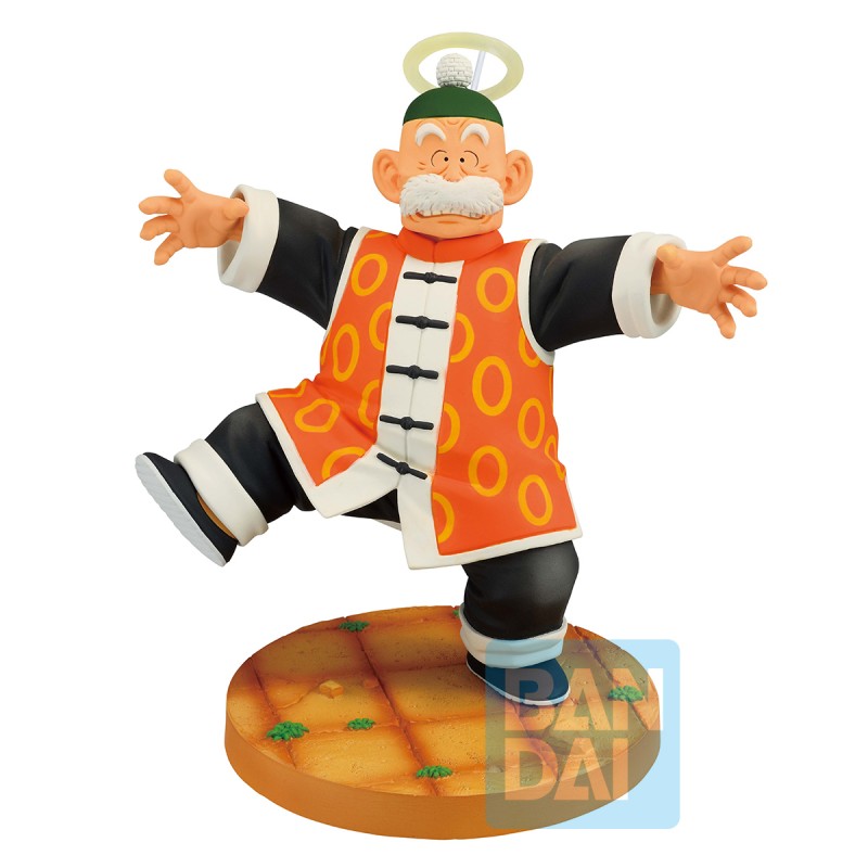 Figurine Dragon Ball Ichibansho Dragon History II représentant Son Goku enfant et Grandpa Son Gohan, version Bandai officielle.
