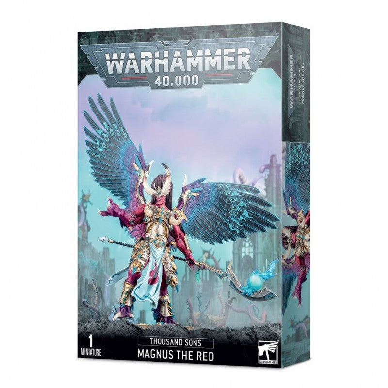 Warhammer 40000 Magnus the Red Primarque Démon Thousand Sons figurine Games Workshop