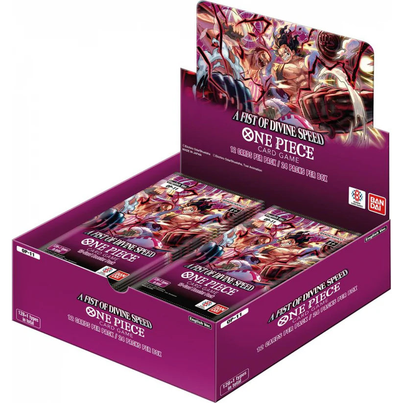 One Piece Card Game Display A Fist of Divine Speed OP11 -EN