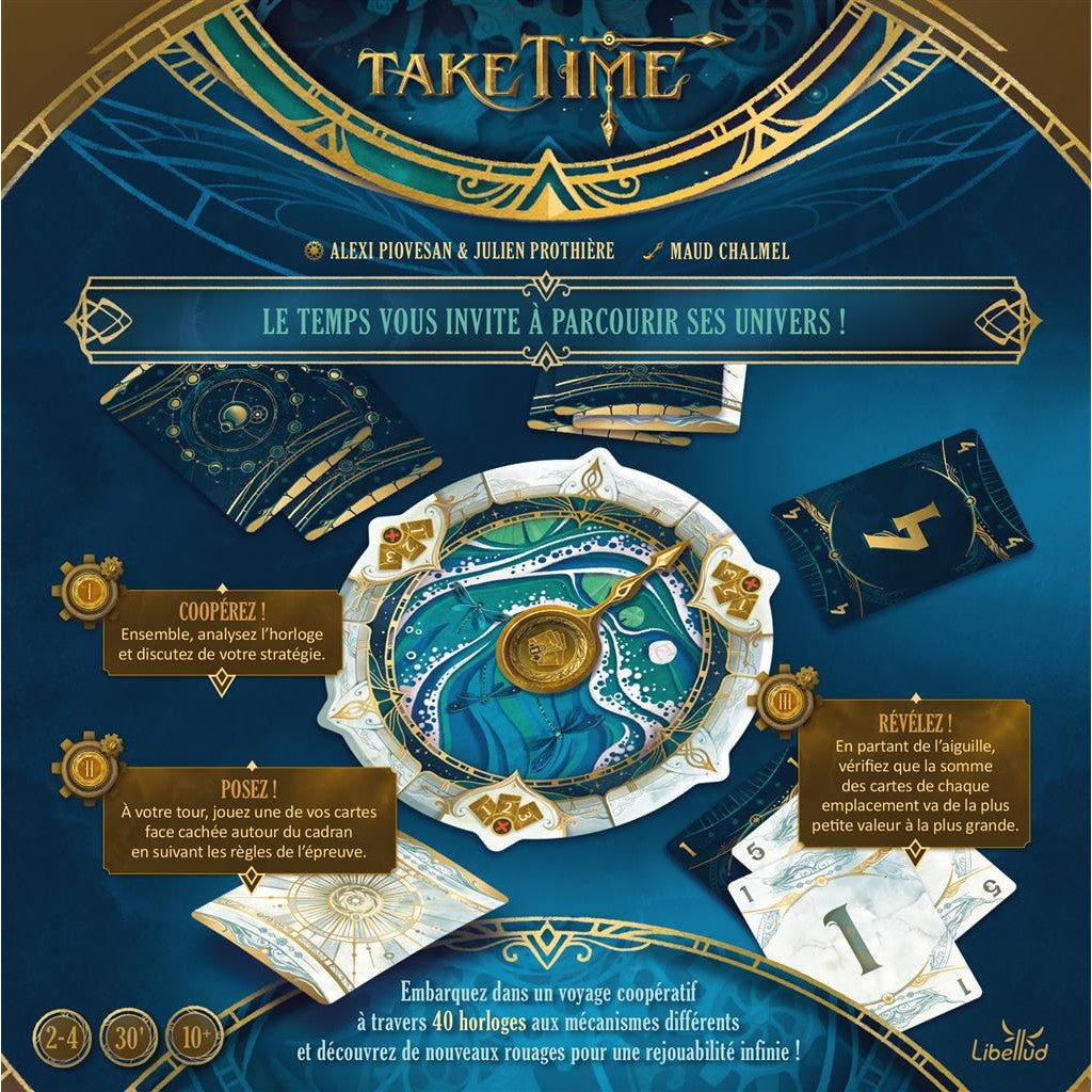 Jeu de société Take Time boîte Libellud