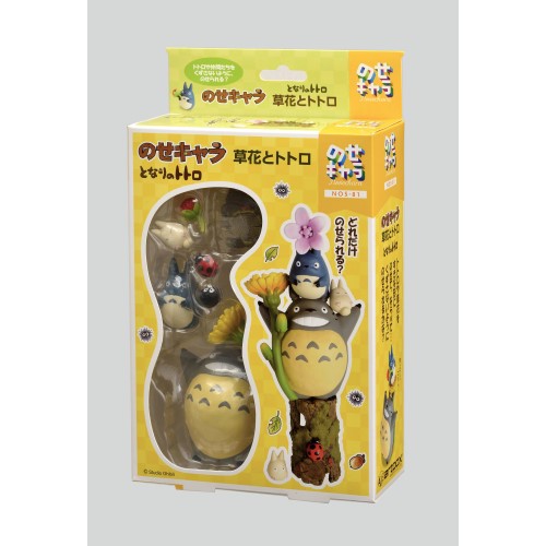 Studio Ghibli - Pack figurines Totoro, Nose Character Flower