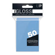 Protège-cartes Ultra Pro Pro Gloss Standard bleu clair – 50 sleeves (66x91 mm)