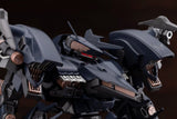 Plastic Model Kit Armored Core V Rayleonard 03-AALIYAH Orlea 1/72 de 15 cm, mecha sombre avec armement massif et design anguleux.