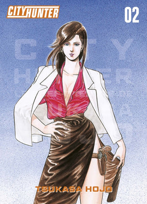 manga City Hunter – Édition Deluxe de Tsukasa Hojo, avec les personnages principaux dans un décor urbain stylisé.