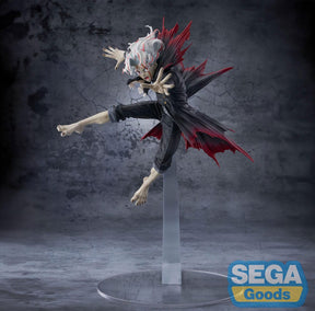 Figurine Okarun transformé FIGURIZMa issue de Dandadan, pose dynamique avec socle