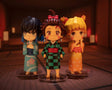 Demon Slayer : Kimetsu no Yaiba figurines Figuarts mini Entertainment District Arc Set