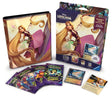 Coffret Disney Lorcana Démarrez votre Collection Édition Raiponce avec album illustré, 4 boosters, carte promo brillante Raiponce et guide du collectionneur.