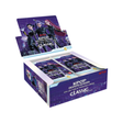 Display KPop Demon Hunters Collectible Trading Cards Classic Edition contenant 20 boosters avec visuel des trois héroïnes sur fond violet urbain.