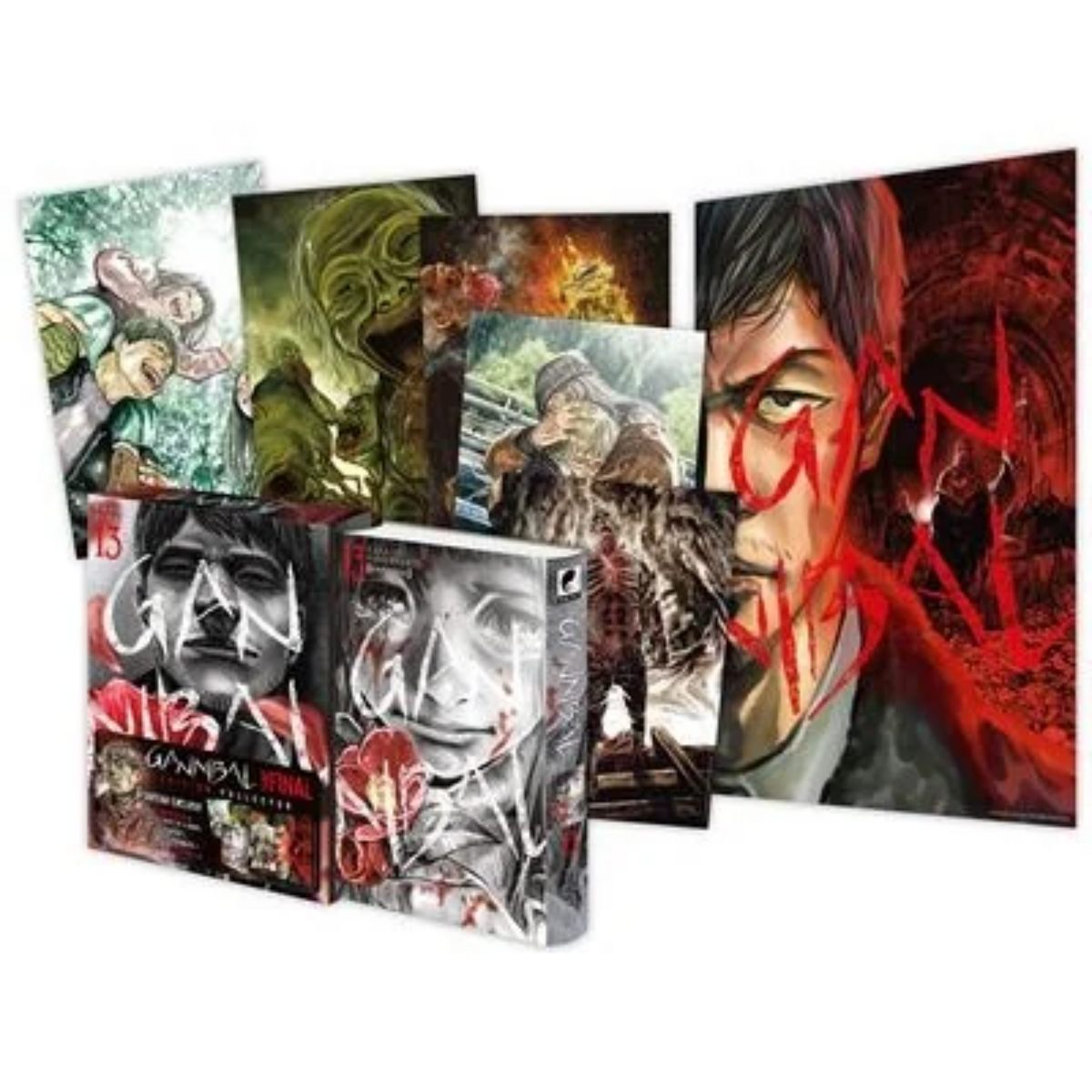 Contenu du coffret collector du tome 13 du manga Gannibal