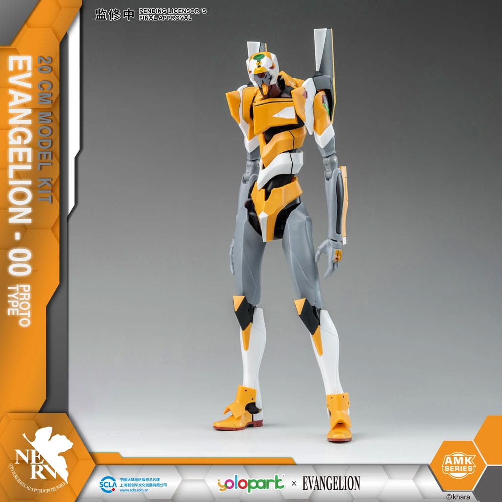 Model Kit EVA-00 Proto Type – Figurine articulée Evangelion 20 cm par AMK Series