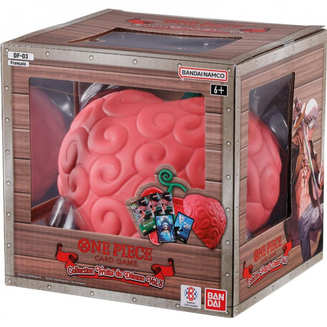 Coffret One Piece Card Game Fruit du Démon Vol.3 avec réplique 3D et cartes exclusives.
