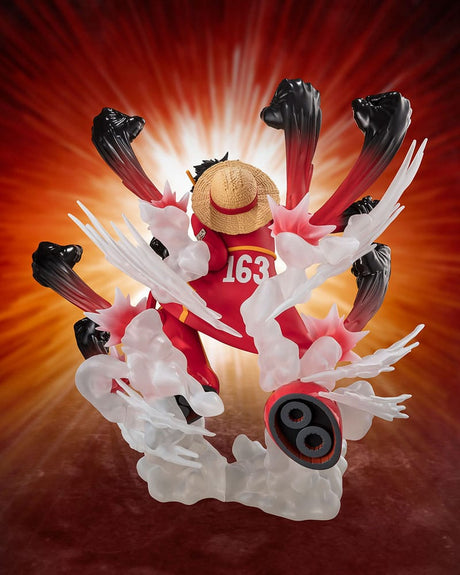 Figurine One Piece Monkey D Luffy Gum-Gum Hawk Gatling Figuarts ZERO Extra Battle