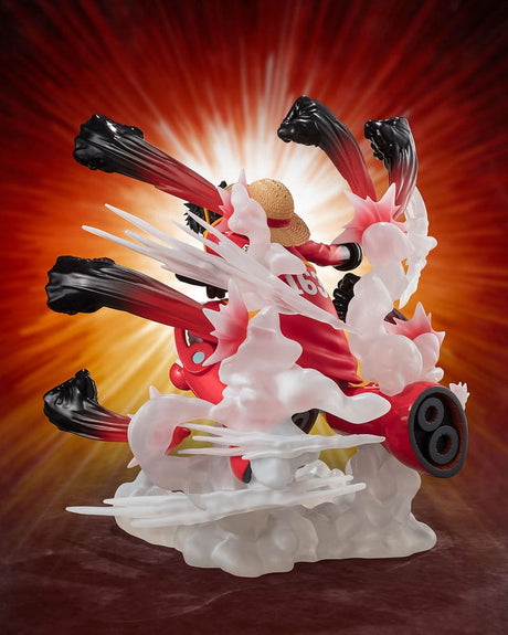 Figurine One Piece Monkey D Luffy Gum-Gum Hawk Gatling Figuarts ZERO Extra Battle