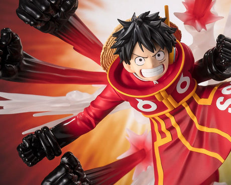 Figurine One Piece Monkey D Luffy Gum-Gum Hawk Gatling Figuarts ZERO Extra Battle