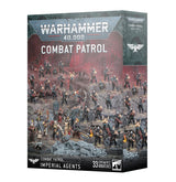 Boîte Warhammer 40,000 Combat Patrol Imperial Agents avec 33 figurines variées issues de l’Inquisition, l’Ecclésiarchie et les forces impériales