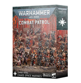 Boîte Warhammer 40,000 Combat Patrol Chaos Space Marines contenant 26 figurines corrompues par les Dieux Sombres