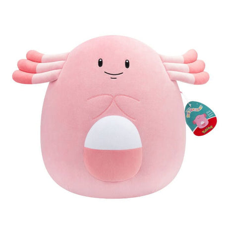 Peluche Leveinard Squishmallows Pokémon 35 cm rose, douce et moelleuse