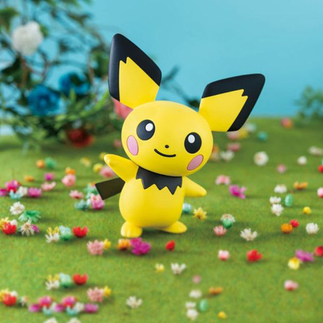 Poképla Quick 24 Pichu maquette Pokémon à assembler Bandai sans colle
