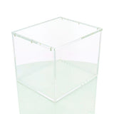 Protection acrylique transparente Phoenix Shield pour display de 10 mini tins, conçue pour exposer et protéger des coffrets scellés de cartes à collectionner.