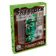 Boîte verte du jeu Q System Sherlock La Tombe de l'Archéologue de Geek Attitude Games, illustrant une mystérieuse statuette ancienne turquoise exposée dans une vitrine.