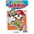 Couverture du manga Super Mario Manga Adventures Tome 3 de Yukio Sawada, publié chez Soleil Manga, avec Mario au premier plan, accompagné de Luigi, Yoshi, Bowser et la princesse Peach sur un fond orange, blanc et bleu.