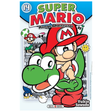 Couverture de Super Mario Manga Adventures Tome 14 de Yukio Sawada, représentant Mario bébé avec sa casquette rouge sur le dos de Yoshi vert, éditions Soleil Manga.