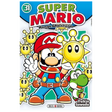 Couverture de Super Mario Manga Adventures Tome 31 de Yukio Sawada, avec Mario souriant tenant une étoile dorée, accompagné de Yoshi et entouré de petites étoiles jaunes sur fond vert, éditions Soleil Manga.