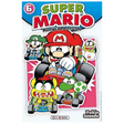 Couverture de Super Mario Manga Adventures Tome 6 de Yukio Sawada, avec Mario, Luigi, Yoshi et Bowser Jr. en karts sur fond rose, éditions Soleil Manga.