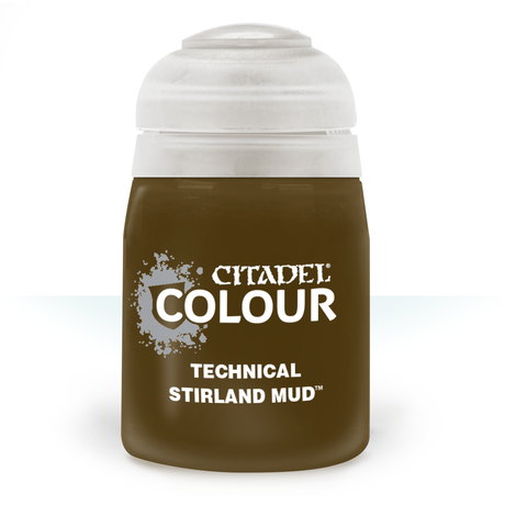 Pot de peinture Citadel Technical, parfait pour ajouter des effets spéciaux et des textures réalistes sur figurines et décors Warhammer.