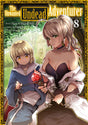 manga The Unwanted Undead Adventurer Tome 8, avec deux personnages féminins manipulant un bâton magique à orbe rouge, dans un décor lumineux de jardin.