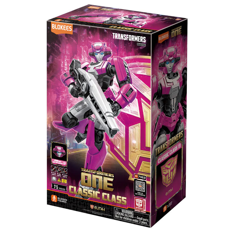 Transformers One Elita-1 Blokees Classic Class 13 figurine à assembler