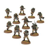 Boîte de figurines Troupes de Choc Cadiennes pour Warhammer 40K, soldats d'élite de l'Astra Militarum.