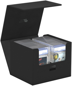 Ultimate Guard Minthive 30+ XenoSkin Noir — Boîte de rangement pour cartes gradées PSA/Beckett/CGC