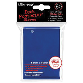 Protèges-cartes Ultra PRO bleu 60 sleeves format japonais small