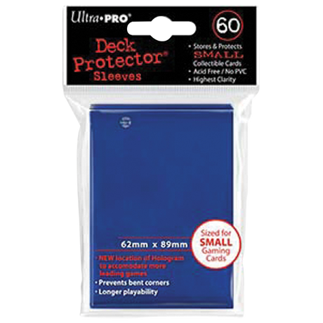 Protèges-cartes Ultra PRO bleu 60 sleeves format japonais small