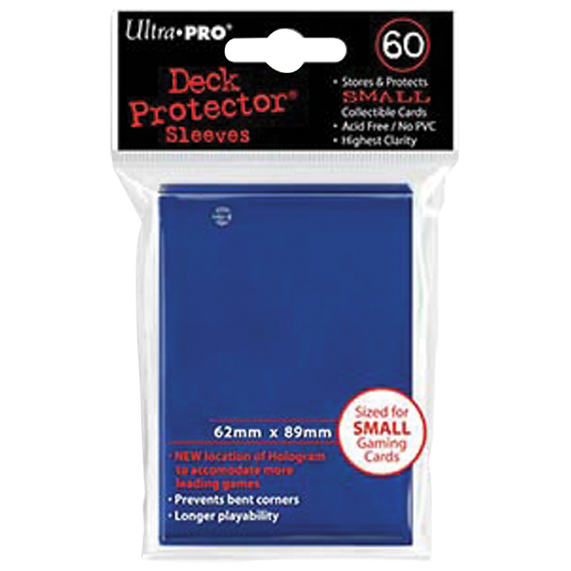 Protèges-cartes Ultra PRO bleu 60 sleeves format japonais small