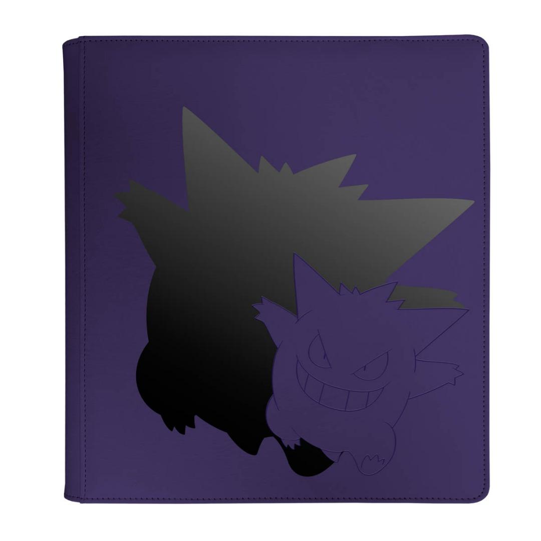 Classeur Pokémon Ectoplasma Ultra Pro violet avec fermeture zippée