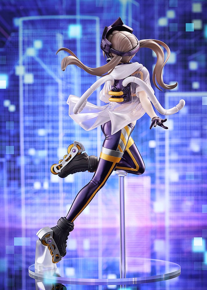 Statuette Yu-Gi-Oh I:P Masquerena Pop Up Parade SP 23 cm en pose dynamique avec rollers.