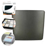 Portfolio Phoenix Shield Toploader Deluxe Zip Noir pour cartes à collectionner, album noir avec fermeture éclair, 20 pages de 12 emplacements recto verso et capacité de 480 cartes sous Toploader.