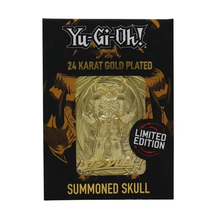 Réplique Yu-Gi-Oh! Invocateur des Crânes plaqué or 24 carats en édition limitée