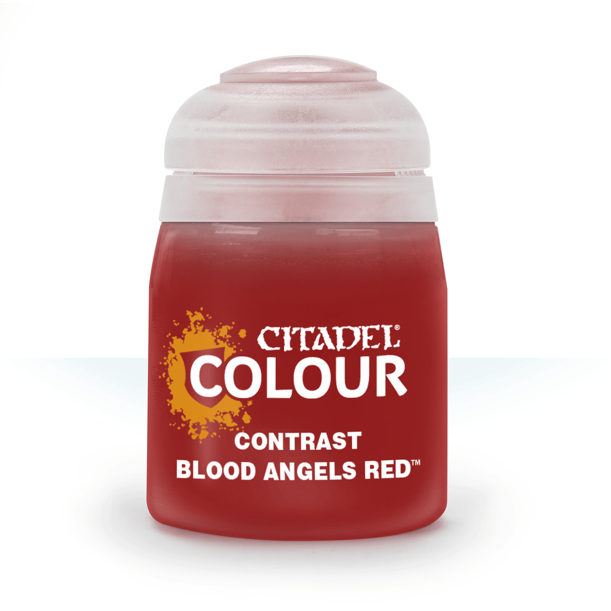 Pot de peinture Citadel Contrast – teinte fluide et contrastée pour un rendu rapide et détaillé sur figurines et miniatures Warhammer.