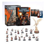 Boîte Kill Team : Sang et Zèle avec figurines des Sororitas et Cultes du Chaos, décors et livre de missions