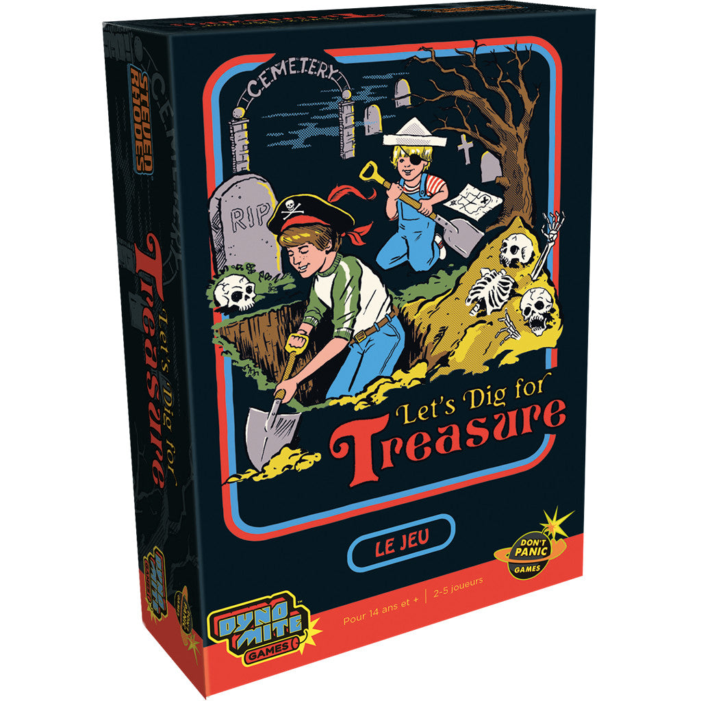 Jeu de société Let’s Dig for Treasure boîte Don’t Panic Games