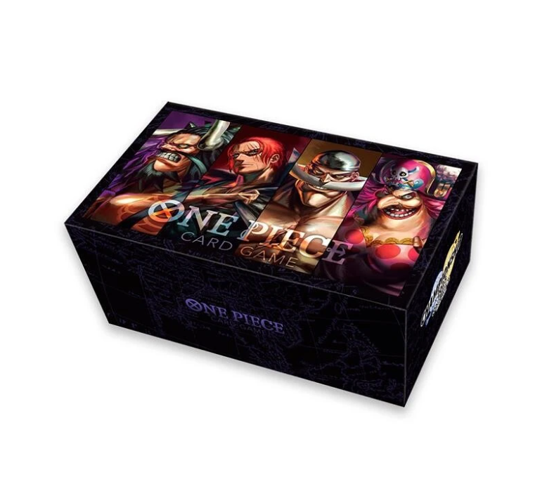 Tapis de jeu officiel One Piece Card Game Special Goods Set "Four Emperors" avec Kaido, Shanks, Barbe Blanche et Big Mom (Championship 2023)