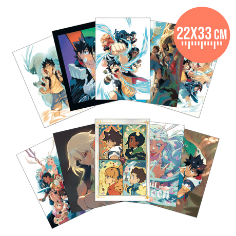 Coffret anniversaire collector Radiant – 10 tomes, illustrations, figurines cartonnées et goodies exclusifs