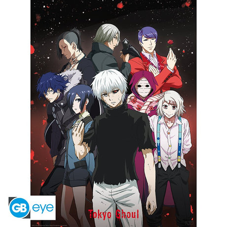 TOKYO GHOUL - Poster Chibi 52x38 - Groupe